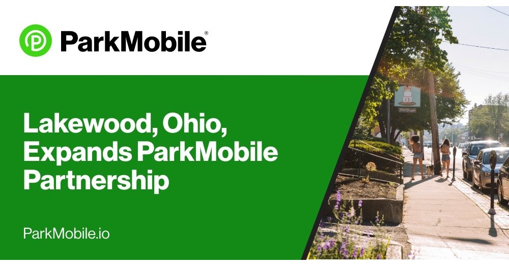 Lakewood, Ohio, Expands ParkMobile Partnership in an Effort to