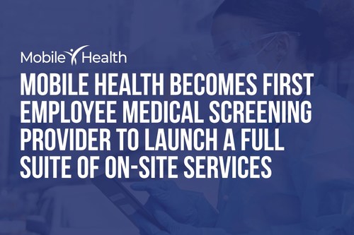 From drug testing to vaccines and physical exams, Mobile Health brings the clinic directly to their client.