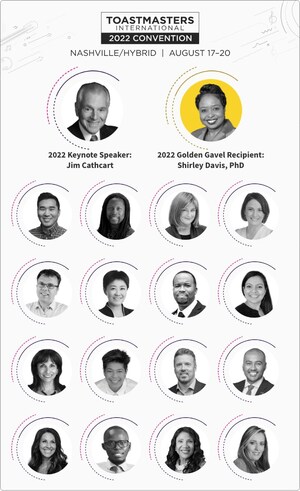 Toastmasters Announces Speakers for 2022 Convention