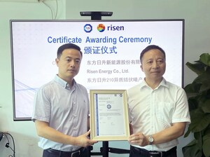 La serie HJT 700W Hyper-ion de Risen Energy recibe la certificación TÜV SÜD