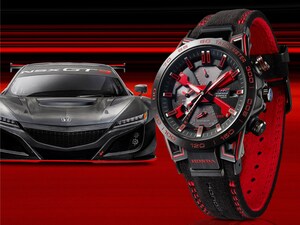 Casio bringt EDIFICE mit der gleichen authentischen Farbe heraus, die auch für das rote Honda-Abzeichen verwendet wird