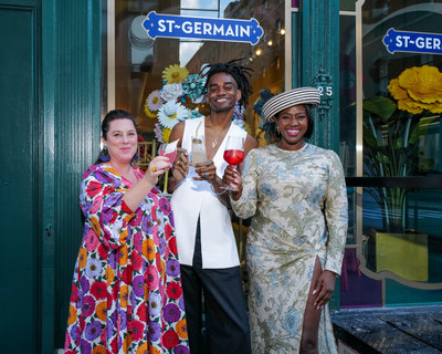 Zoe Bradley, Jameel Mohammed, and Earlecia Richelle at the 2nd Annual Fleuriste St~Germain Pop-up