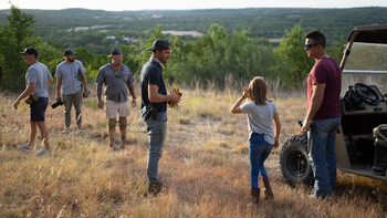 David Piercy directing a video/photoshoot in Wimberley, Texas