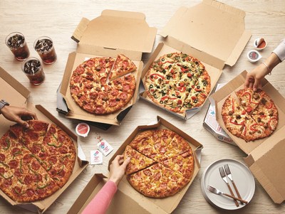Domino’s stores throughout the U.S. are offering half off all menu-priced pizzas ordered online from Aug. 15-21.