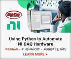 Digi-Key Electronics and NI to Host Webinar on Using Python to...