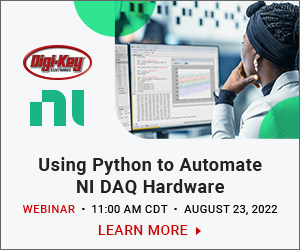 Digi-Key Electronics and NI to Host Webinar on Using Python to Automate ...