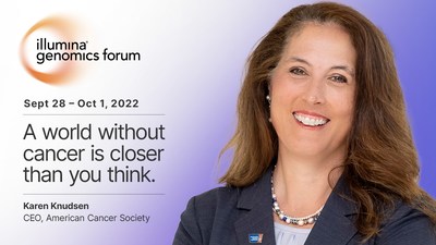 Illumina Genomics Forum to Feature American Cancer Society CEO Karen Knudsen on the Future of Cancer Genomics