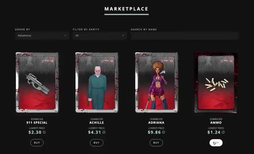 In the Monsoon Marketplace, users can buy, sell, and trade items from their collections.
