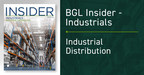 The BGL Industrials Insider -- Industrial Distribution M&amp;A Remains Active Amid Market Uncertainty