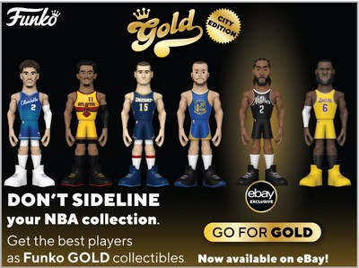 eBay’s bespoke Funko Pop collection brings collectibles enthusiasts access to coveted and rare Funkos from iconic fandoms, beginning with a Funko Pop Vinyl Gold 5” NBA Kawhi Leonard.