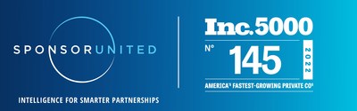 SponsorUnited No. 145 on Inc. 5000 List