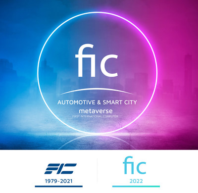 The FIC cyan logo expresses the meaning of fresh and the new born, representing FIC’s new businesses in Future Intelligent Computing industry, the HoloCity and the HoloCar businesses.