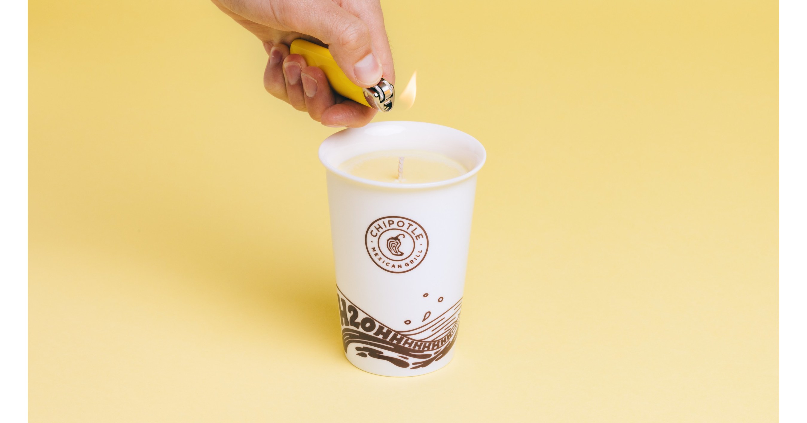 CHIPOTLE'S NEW "WATER" CUP CANDLE IS A TOTAL STEAL