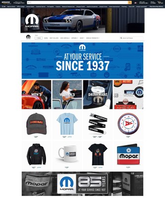 New Mopar Store by Amazon Helps Commemorate Mopar’s 85th Anniversary with wide variety of exclusive, officially licensed Mopar gear and merchandise now available for online purchase.