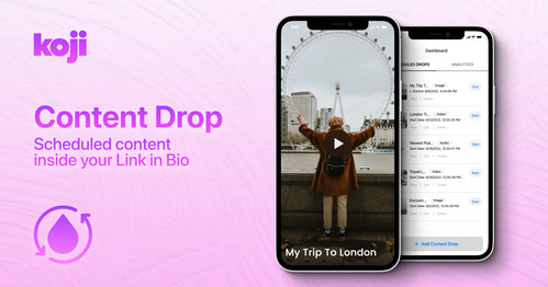 Content Drop on the Koji App Store Content Drop on the Koji App Store