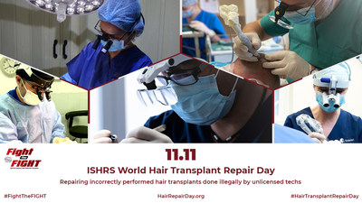 ISHRS World Hair Transplant Repair Day November 11, 2022