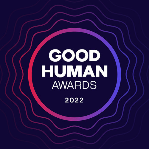 Announcing the Good Human Awards, 2022. The Good Human Awards recognize and celebrate those who make a difference in the world through social impact. Do you know someone who creates positive change in their community, at work, or beyond? Nominate yourself, colleagues, friends, or other members of your community here: https://goodworldnow.com/good-human-awards/2022