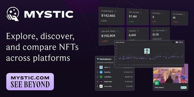 Mystic.com is a data aggregation and analytics tool spanning the Web3, NFT, and gaming ecosystems. For creators, collectors, and adventurers from all platforms.