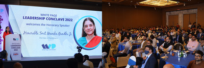 Smt Maneka Gandhi Ji addressing the gathering of Asian Business Leaders at WPLC 2022