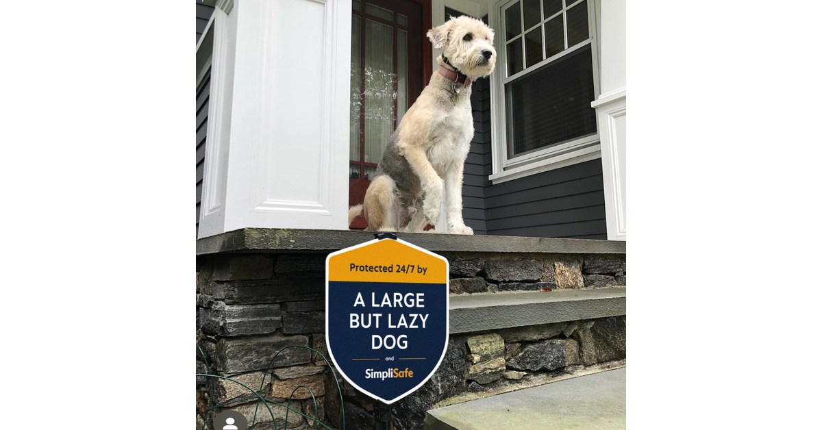 SimpliSafe Celebrates National Dog Day by Launching Limited-Edition Signage Honoring the "Original" Home Protectors