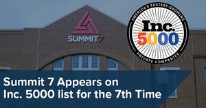 Summit 7 Appears on the Inc. 5000 for the 7th Time