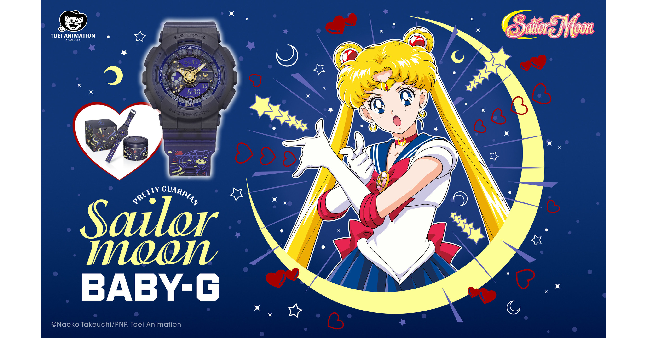 G-SHOCK and Pretty Guardian Sailor Moon Team Up on Anime-themed BABY-G  Timepiece