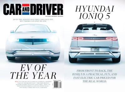 The 2022 Hyundai IONIQ 5 earned Car and Driver’s EV of the Year Award, adding another coveted honor to its trophy case.