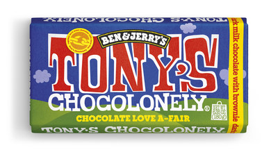 Ben & Jerry’s joins forces with Tony’s Chocolonely to make chocolate 100% modern slavery free - With tasty, NEW chocolate and ice cream treats to celebrate (PRNewsfoto/BEN & JERRY'S)