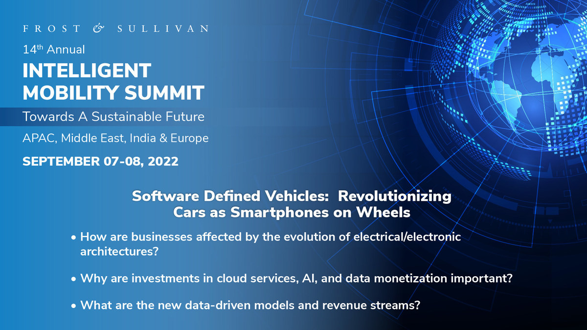 Engage with a Sustainable Future through Software-defined Vehicles at Frost & Sullivan's Summit - Vimarsana News
