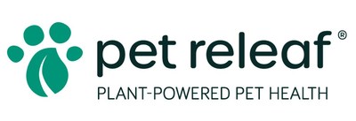 Pet Releaf is the original plant-based pet health brand ??supporting pets, their parents, and the planet with sustainably made, veterinarian-formulated hemp-based solutions. (PRNewsfoto/Pet Releaf)