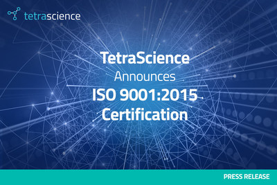 TetraScience, the Scientific Data Cloud company, proudly announces its ISO 9001:2015 certification, which builds upon an ongoing corporate commitment to compliance and process formalization for biopharma customers.