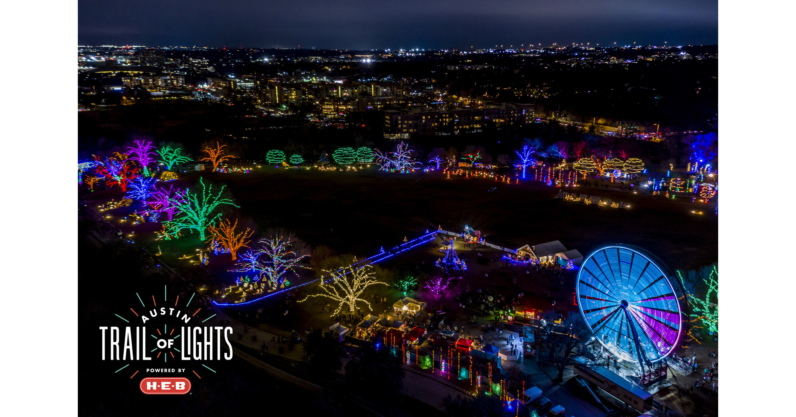 Austin Trail of Lights, Powered by HEB, Returns to Its Traditional