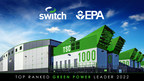 Switch Recognized by Environmental Protection Agency as a Top 10 Green Power Leader