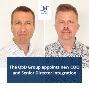 The QbD Group appoints new COO and Senior Director Integration to further align the Group's international activities and acquisition integration processes