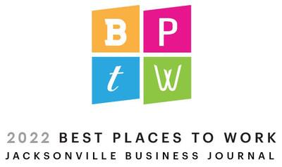 Mattamy Homes Jacksonville has been named one of the  Best Places to Work in Florida’s First Coast by the Jacksonville Business Journal. (CNW Group/Mattamy Homes Limited)