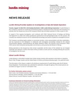 Lundin Mining Provides Update on Investigations at Ojos del Salado Operation (CNW Group/Lundin Mining Corporation)