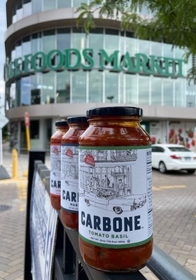 Three Of Carbone Fine Food’s Best-selling Sauces; Marinara, Arrabbiata, and Tomato Basil; Will Be Now be Sold in Whole Foods Market Stores