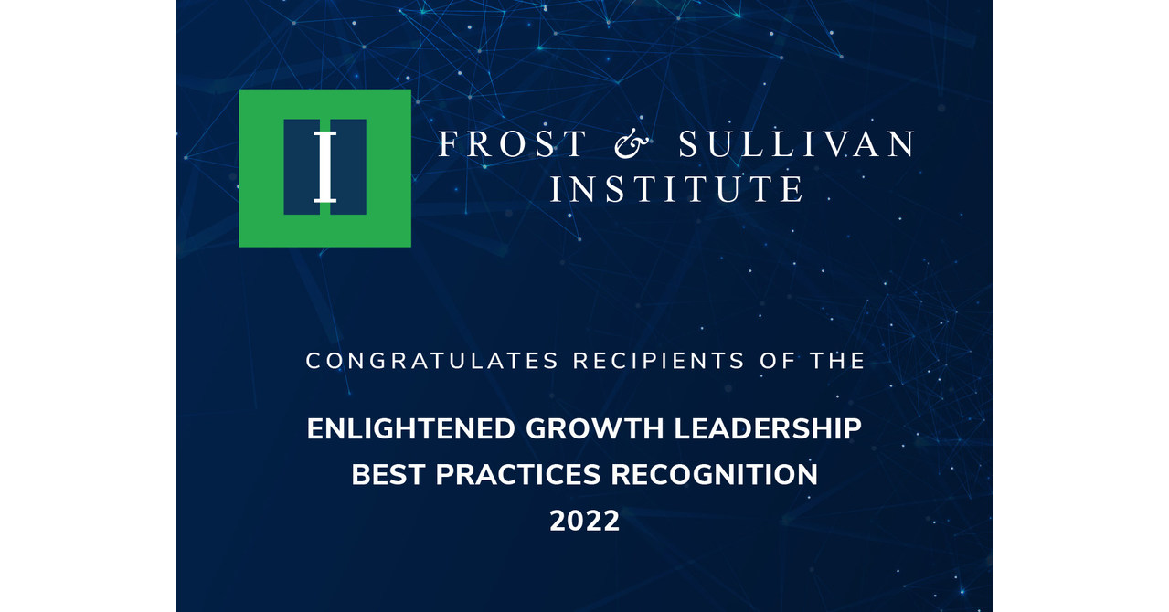 Outstanding Organizations awarded by Frost and Sullivan Institute for Enlightened Growth Leadership