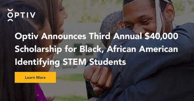 Optiv, the cyber advisory and solutions leader, is accepting applications until January 27, 2023 for its annual $40,000 scholarship for Black, African American identifying STEM (science, technology, engineering and mathematics) students.