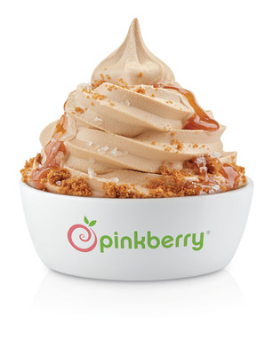 Pinkberry Salted Caramel Cookie Topped