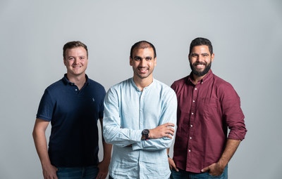 (L to R), Joan Manuel S.  Barbara, Chief Revenue Officer, Mohamed El Sonbaty, CEO and Abdelrahman Ayman, COO of Educatly (PRNewsPhoto/Educatly)