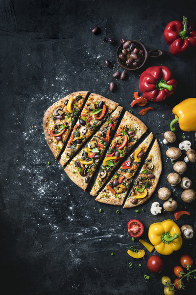 Made with hand-stretched dough and wood fired for a crust that sets it apart from other frozen pizzas, and with Wicked's new vegan "motz," Wicked Kitchen's Rulebreakin' Rustic Veg Pizza is topped with a special olive-spiked red sauce, peppers and sautéed mushrooms.
