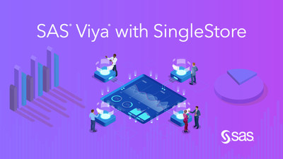 SAS® Viya® with SingleStore enables the use of SAS analytics and AI technology on data stored in SingleStore’s cloud-native real-time database.