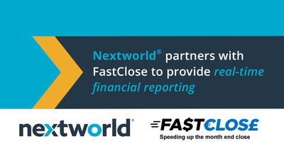 Nextworld and FastClose partner to provide real-time financial reporting.