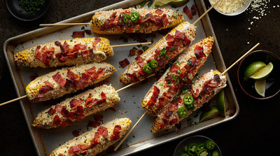 This bacon street corn is perfect for any grill out.
