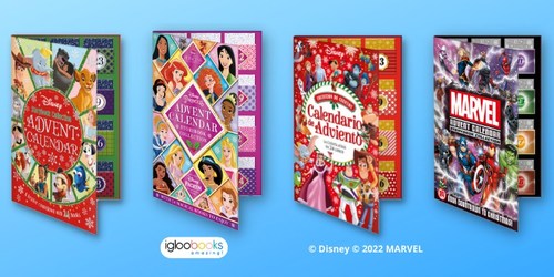 Igloo Books' 2022 Disney & Marvel Storybook Collection Advent Calendars