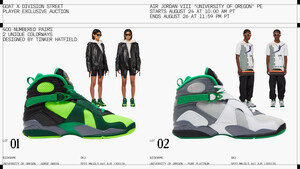 Division Street and GOAT Partner to Auction Exclusive Tinker Hatfield-Designed Air Jordan VIII University of Oregon PEs to Benefit Ducks Student-Athletes