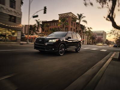 Subaru Earns Two Awards in 2022 U.S. News & World Report Best Cars for Teens. Pictured: 2022 Subaru Ascent Onyx Edition