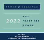霜,Sullivan授予帕洛阿尔托网络公司安全SD-WAN行业2022年度全球公司奖