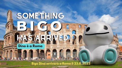 Giant BIGO Dino in Rome